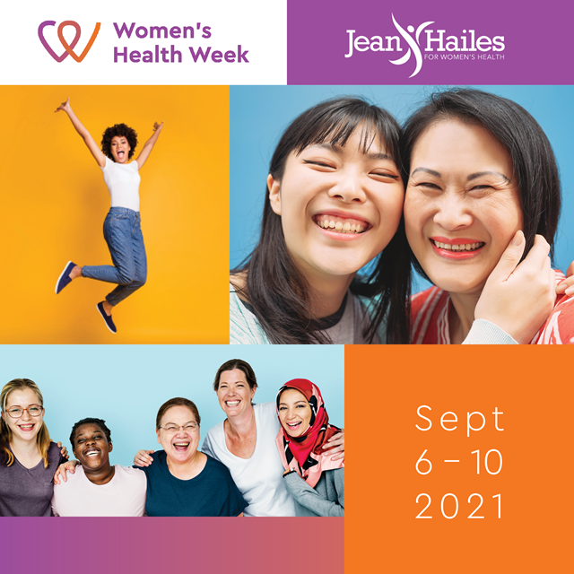 Women's Health Week, 6 - 10 September 2021