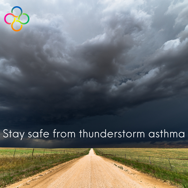 Stay safe from thunderstorm asthma